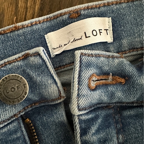 Loft High Waist Denim Legging - Picture 5 of 6